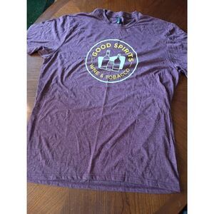Good Spirits Wine & Tobacco Tee - Size: XL       (1224)